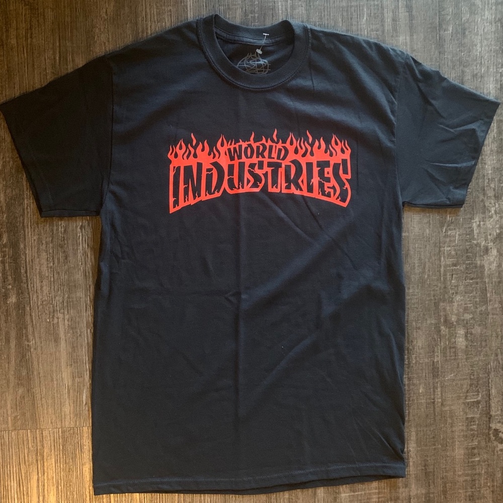 Black T-Shirt - Red Graphic